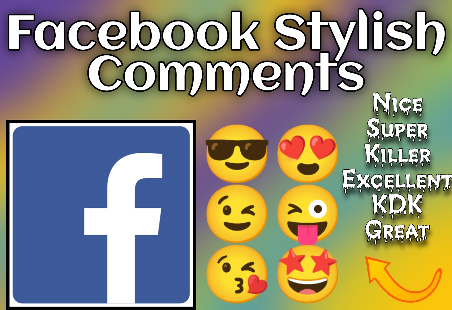 Stylish comments for fb