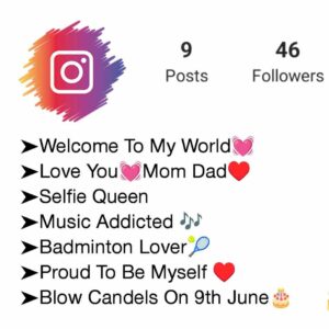 Attractive Bio For Instagram For Girl