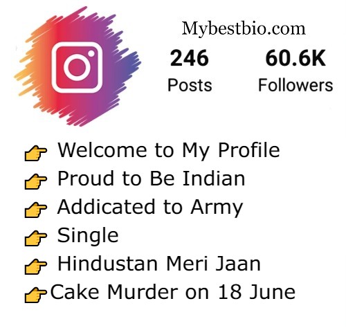 Best Instagram Bio for Indian Army