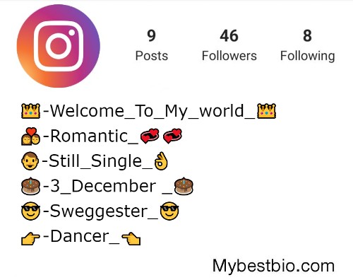 Instagram Bio For Dance Lover