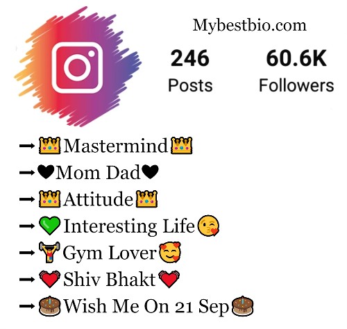 Gym Bio For Instagram