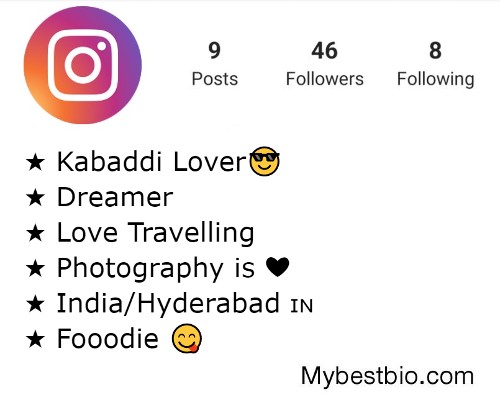 Instagram Bio For Kabaddi Lover